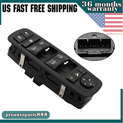 #ad Driver Door Master Window Control Switch For 2014 2016 Grand Cherokee 68184803AC