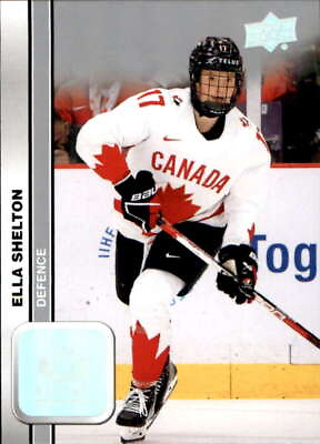 #ad 2023 Upper Deck Team Canada Juniors #47 Ella Shelton Team Canada