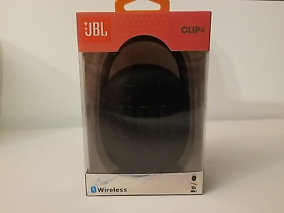 #ad JBL Clip 4 Portable Bluetooth Wireless Speaker Waterproof Black
