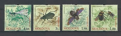 #ad Moldova 2009 Insects 4 MNH stamps