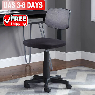 #ad Ergonomic Mesh Task Chair Office Computer Desk Chair with Plush Padded Seat Gray