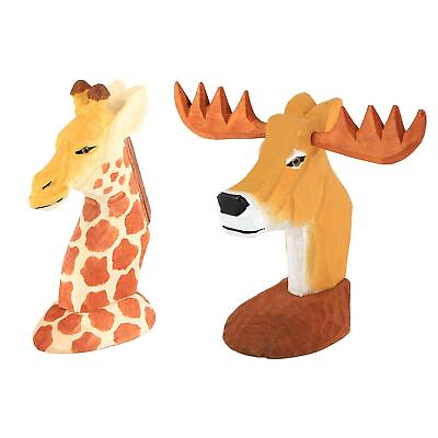 #ad Wood Handmade Sunglasses Eyeglass Holder Animal Giraffe Display Stand Gifts