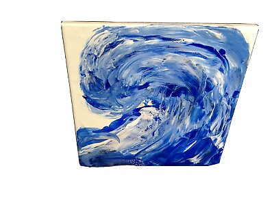 #ad Paints : Acrylic Pouring Art Abstract Creation. Canvas. “The Wave”