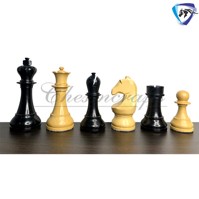 #ad World Championship Chess Pieces Set 3.75quot; Official FIDE Approved type Chess set