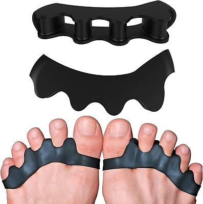#ad Correct Toes Adjustable Toe Spacers Toe Separators for Foot and Bunion Pain ....