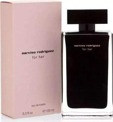 #ad NEW WITH BOX For Her Eau De Toilette Narciso Rodriguez EDT Spray 3.3 Oz Sealed