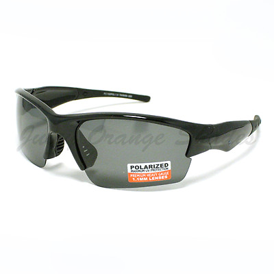 #ad Sports Polarized Sunglasses No Glare Half Rim Comfort Lite Frame