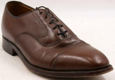 #ad Johnston Murphy Limited Brown Cap Toe Lace Up Oxfords Shoes Men#x27;s 9 D