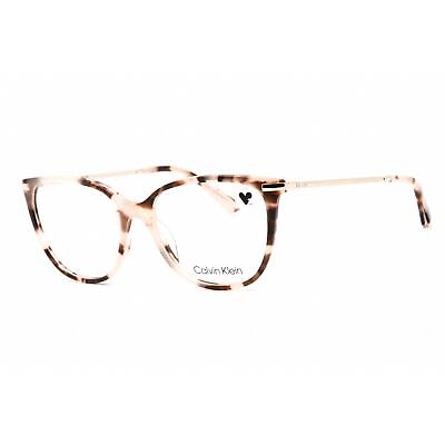 #ad Calvin Klein Women#x27;s Eyeglasses Rose Tortoise Frame Clear Lens CK22500 663