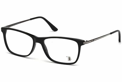#ad Tod#x27;s Designer Blue Light Blocking Glasses TO5134 001 in Black 54mm Square 54mm
