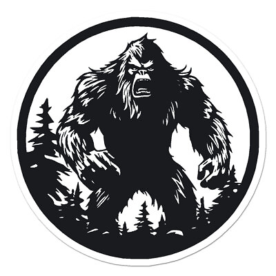 #ad Bigfoot Sasquatch Vinyl Decal Sticker ebn9845