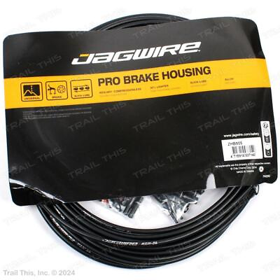 #ad Jagwire Pro 5mm Compressionless Brake Housing w Slick Lube Liner 10m Roll Black