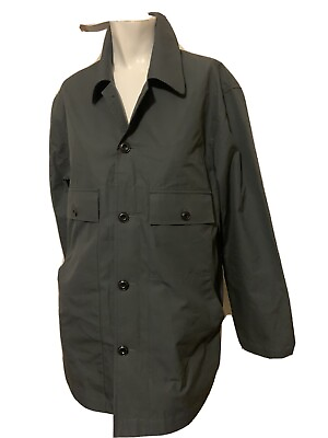 #ad Nicholas Daley Mens Shale Ventile Fabric Cotton Shirt Jacket 36 NWT