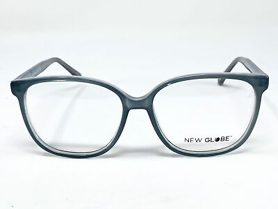#ad New NEW GLOBE L4081 P Light Teal Floral Round Womens Eyeglasses Frame 55 15 140