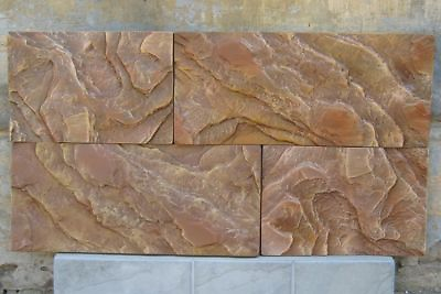 #ad Concrete Molds Wall Stone Concrete Plaster Cement Tiles Wall Sold set 3 pcs W23