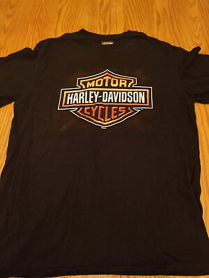 #ad Harley Davidson t shirts black size large. Emerald coast Florida.