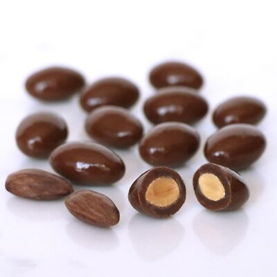 #ad Gourmet Milk Chocolate Almonds 10lb BAG SHIPS FREE