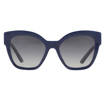 #ad Prada Polarized Grey Gradient Butterfly Ladies Sunglasses PR 17ZS 18D5W1 54