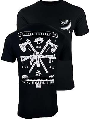 #ad Howitzer Style Men#x27;s T Shirt Viking Warrior Military Grunt MFG