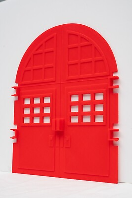 #ad Real Ghostbusters Kenner Firehouse Replacement Door Set Door Stop Repro