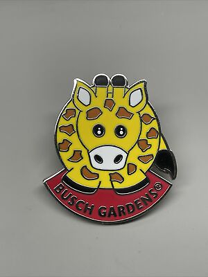 #ad Busch Gardens Pin Giraffe Rare Discontinued Last One Limited