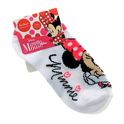 #ad Disney Minnie Mouse Girls Ankle Socks Kids Clothing and Apparel White Size 6 8