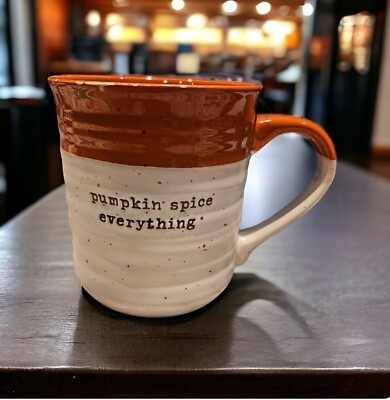 #ad RARE Pumpkin Spice Everything 12 oz. Coffee Mug by Heartland Hive
