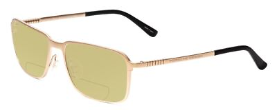 #ad Porsche P8293 C 55mm Polarized Bi Focal Sunglasses Light Gold Black LENS OPTIONS $319.95