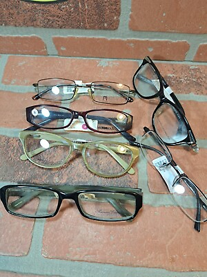 #ad Mixed Women#x27;s eyeglass frames eyewear various brands Lot Of 6 #4