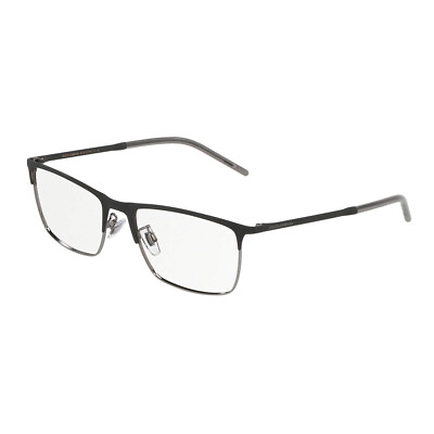 #ad Dolce amp; Gabbana DG 1309 1277 Matte Black Gunmetal Metal Eyeglasses 55mm