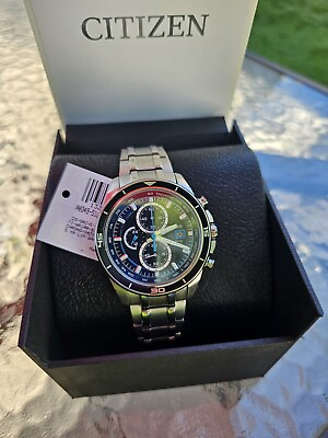 #ad Citizen Eco Drive Titanium Sapphire Crystal Mens Watch :::New In Box:::
