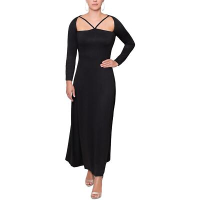 #ad Rachel Rachel Roy Womens Strappy Neck Long Cocktail and Party Dress BHFO 2821
