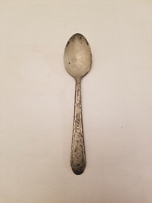 #ad Vintage Fairfield Silver Plated Antique Spoon