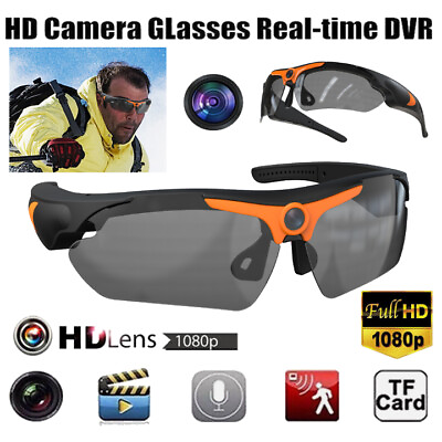 #ad HD 1080P Camera Sunglasses Cycling Sports Video Recorder DVRs Glasses Eyewear DV