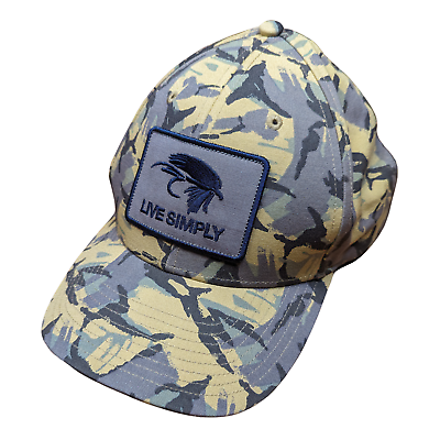 #ad PATAGONIA Live Simply Fly Fishing Roger That Hat Forest Khaki Camo