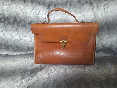 #ad Vintage Viaraline bag handmade leather very clean