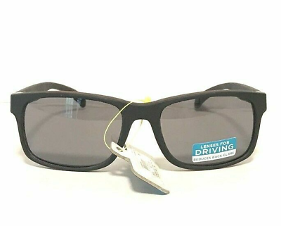 #ad Foster Grant Mack Driving Lens Black Sunglasses NEW