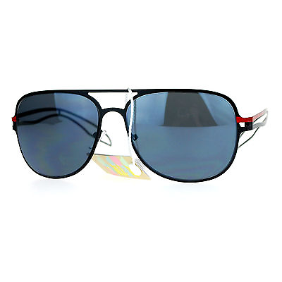 #ad Mens Square Pilot Sunglasses Light Metal Frame Fashion Shades UV 400 $8.95