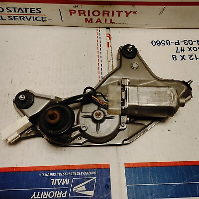 #ad 04 09 Toyota Prius Hatchback Rear Windshield Wiper Motor Assembly OEM