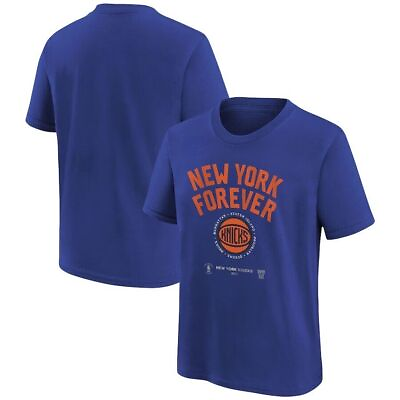 #ad NEW Unisex New York Knicks 2024 NBA Playoffs Mantra T Shirt Royal Blue