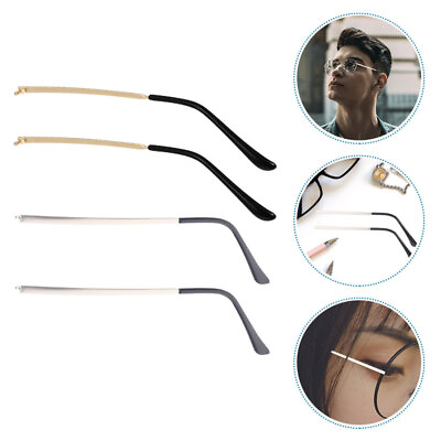 #ad 2 Pairs Glasses Replacement Parts Spectacle Legs Sunglasses Universal