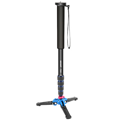 #ad Neewer Extendable Camera Monopod with Removable Foldable Tripod Support Base