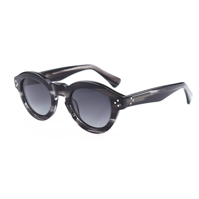 #ad Polarized Vintage Acetate Sunglasses Retro Fashion Sun Glasses Mens Women Thick