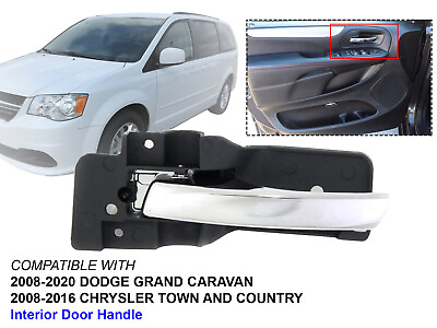 #ad For Front Interior Door Handle 08 20 Grand Caravan 08 16 Town amp; Country Driver $21.99