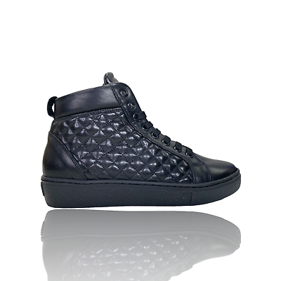 #ad Tosca Blu Cervinia SF1801Z005 Unisex Black High Top Sneakers Shoes Size EUR 36