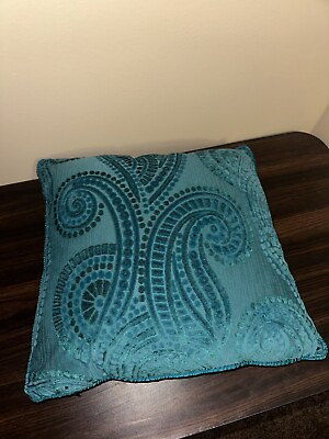 #ad Turquoise Decor Pillow