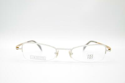 #ad Face a Face Vocal Silver Braun half Rim Glasses Frames Eyeglasses New