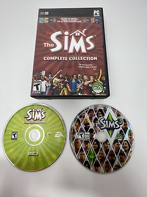 #ad Sims: Complete Collection PC: Windows 2005 Only 2 Disks.