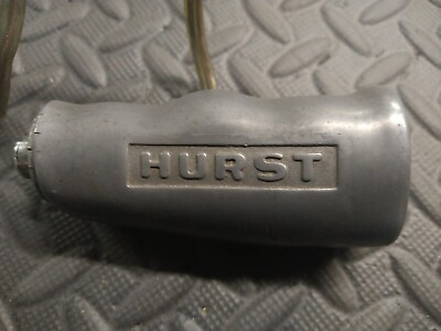 #ad HURST SHIFTER T COMMAND T HANDLE LINE LOCK ROLL CONTROL BUTTON VINTAGE 12v