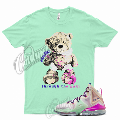 #ad SMILE Shirt for Lebron 19 MultiColor Multi Color Valentines Day Mint Green Pink